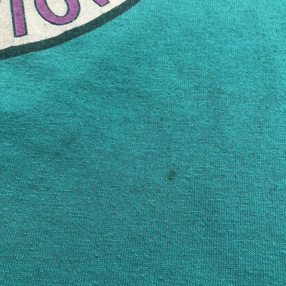 Vintage 90s Team Lightning Bolt Single Stitch USA T-Shirt Youth M Adult XXS - Picture 5 of 12